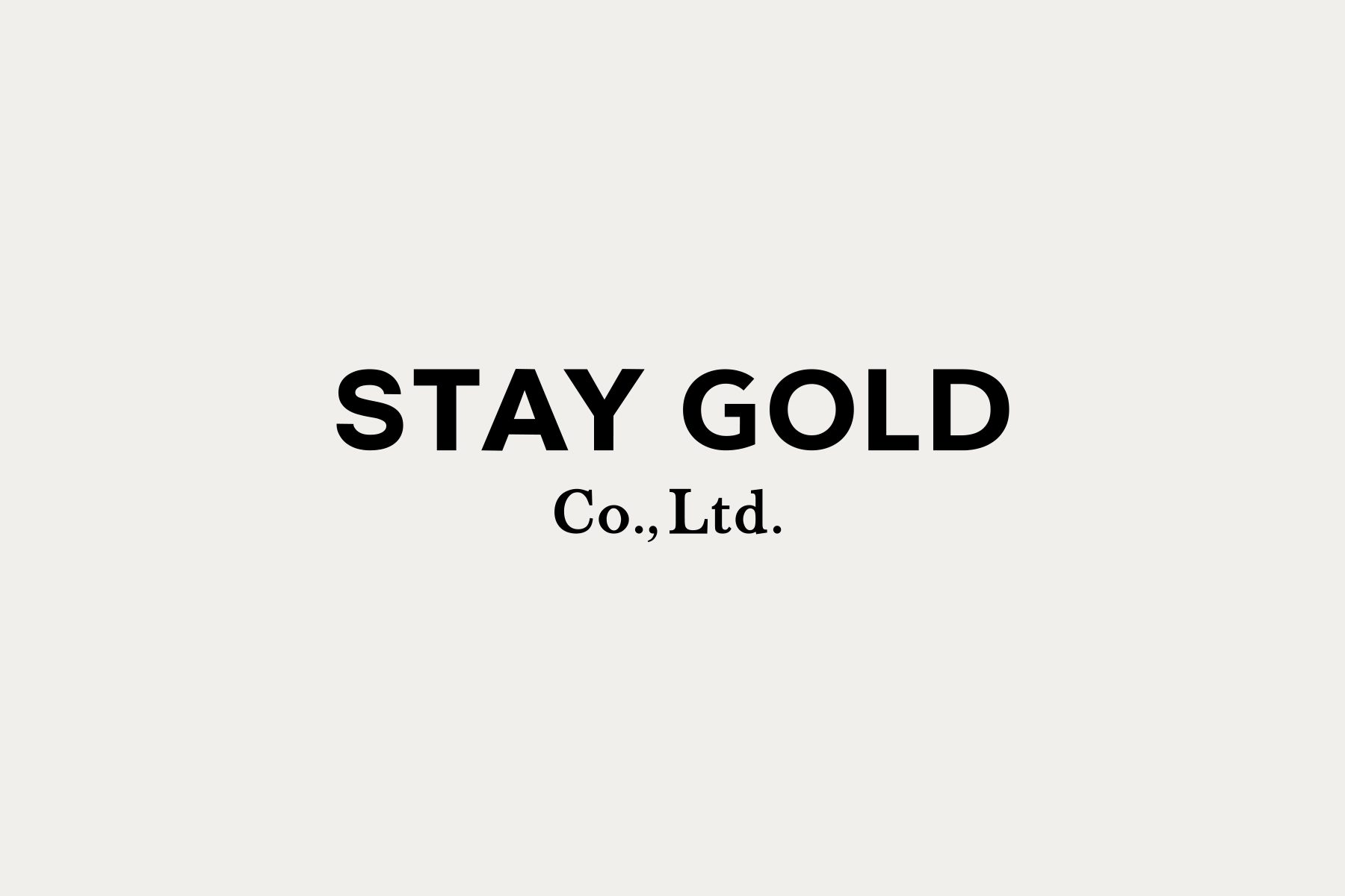 ABOUT STAY GOLD